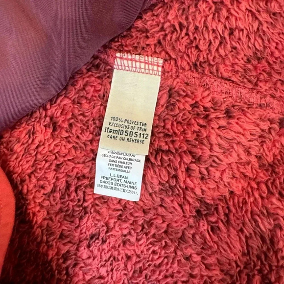 L.L Bean Women's Hi-Pile Fleece Pullover - Picture 7 of 11